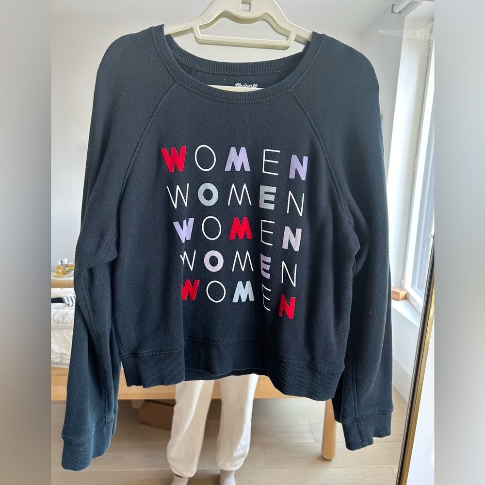 Madewell x Girls Inc Women Sweatshirt size L